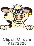 Cow Clipart #1272826 by Dennis Holmes Designs
