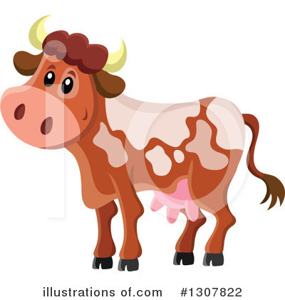 Cow Clipart #1307822 by visekart