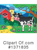 Cow Clipart #1371835 by visekart