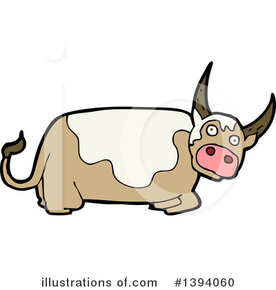 Royalty-Free (RF) Cow Clipart Illustration by lineartestpilot - Stock Sample #1394060