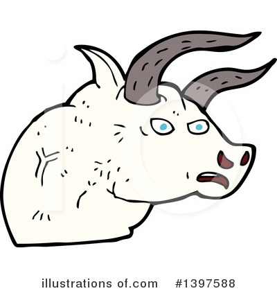 Royalty-Free (RF) Cow Clipart Illustration by lineartestpilot - Stock Sample #1397588