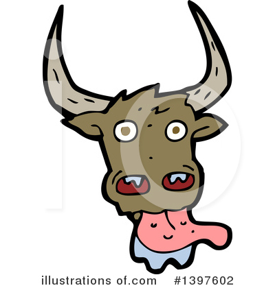 Royalty-Free (RF) Cow Clipart Illustration by lineartestpilot - Stock Sample #1397602