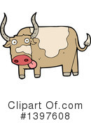 Cow Clipart #1397608 by lineartestpilot