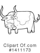 Cow Clipart #1411173 by lineartestpilot