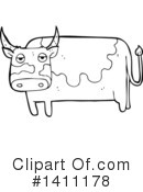 Cow Clipart #1411178 by lineartestpilot