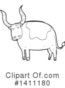 Cow Clipart #1411180 by lineartestpilot