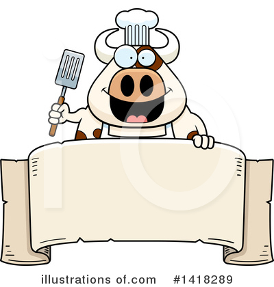 Royalty-Free (RF) Cow Clipart Illustration by Cory Thoman - Stock Sample #1418289