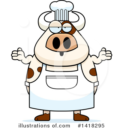 Royalty-Free (RF) Cow Clipart Illustration by Cory Thoman - Stock Sample #1418295