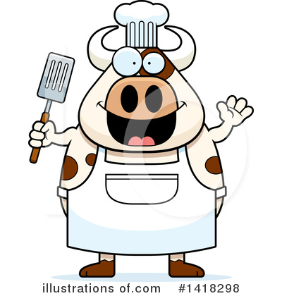 Royalty-Free (RF) Cow Clipart Illustration by Cory Thoman - Stock Sample #1418298