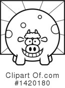 Cow Clipart #1420180 by Cory Thoman