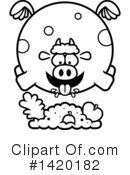 Cow Clipart #1420182 by Cory Thoman