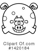 Cow Clipart #1420184 by Cory Thoman