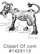 Cow Clipart #1429113 by Prawny Vintage