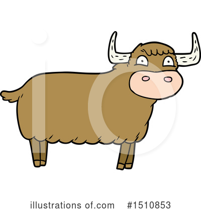 Royalty-Free (RF) Cow Clipart Illustration by lineartestpilot - Stock Sample #1510853