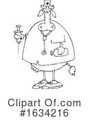 Cow Clipart #1634216 by djart