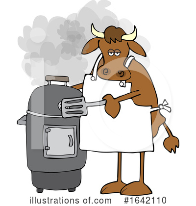 Royalty-Free (RF) Cow Clipart Illustration by djart - Stock Sample #1642110