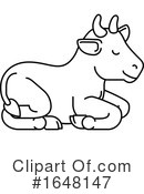 Cow Clipart #1648147 by AtStockIllustration