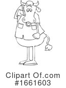 Cow Clipart #1661603 by djart