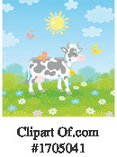 Cow Clipart #1705041 by Alex Bannykh