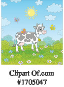 Cow Clipart #1705047 by Alex Bannykh