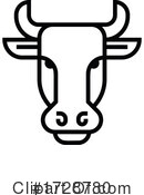 Cow Clipart #1728780 by AtStockIllustration