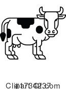 Cow Clipart #1734237 by AtStockIllustration