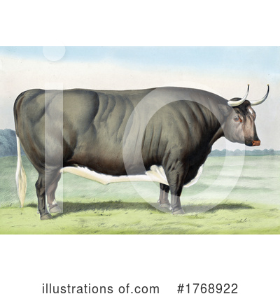 Royalty-Free (RF) Cow Clipart Illustration by JVPD - Stock Sample #1768922