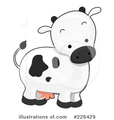 Royalty-Free (RF) Cow Clipart Illustration by BNP Design Studio - Stock Sample #226429