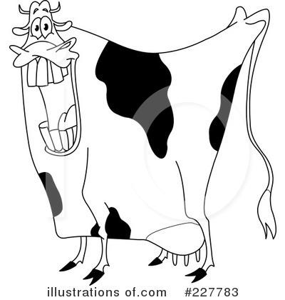 Royalty-Free (RF) Cow Clipart Illustration by yayayoyo - Stock Sample #227783