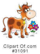 Cow Clipart #31091 by Alex Bannykh