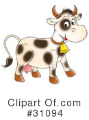 Cow Clipart #31094 by Alex Bannykh