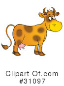 Cow Clipart #31097 by Alex Bannykh