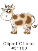 Cow Clipart #31100 by Alex Bannykh