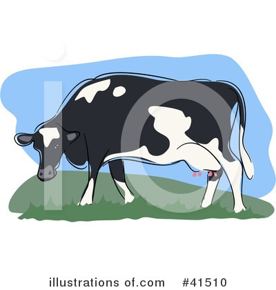 Royalty-Free (RF) Cow Clipart Illustration by Prawny - Stock Sample #41510