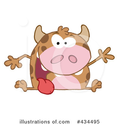 Cow Clipart #434495 by Hit Toon