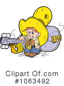 Cowboy Clipart #1063492 by Johnny Sajem