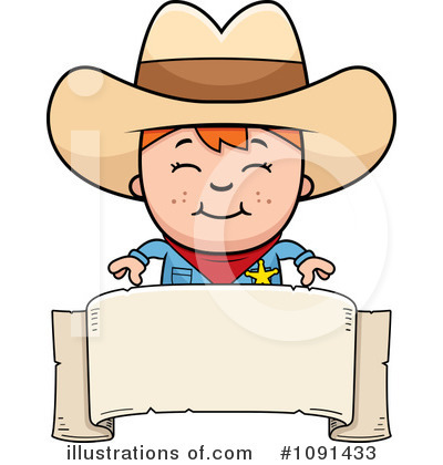 Royalty-Free (RF) Cowboy Clipart Illustration by Cory Thoman - Stock Sample #1091433
