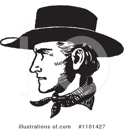 Cowboy Clipart #1101427 by BestVector