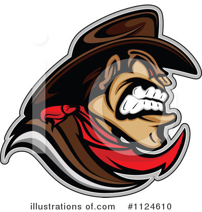 Royalty-Free (RF) Cowboy Clipart Illustration by Chromaco - Stock Sample #1124610