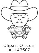 Cowboy Clipart #1143502 by Cory Thoman
