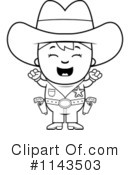 Cowboy Clipart #1143503 by Cory Thoman