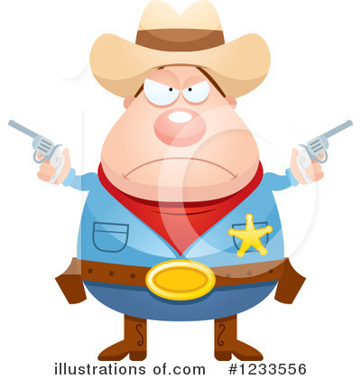 Cowboy Clipart #1233556 by Cory Thoman