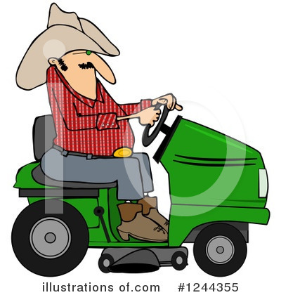 Lawn Mower Clipart #1244355 by djart