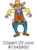 Cowboy Clipart #1345800 by LaffToon