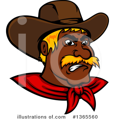 Royalty-Free (RF) Cowboy Clipart Illustration by Vector Tradition SM - Stock Sample #1365560