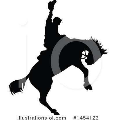 Royalty-Free (RF) Cowboy Clipart Illustration by Pushkin - Stock Sample #1454123