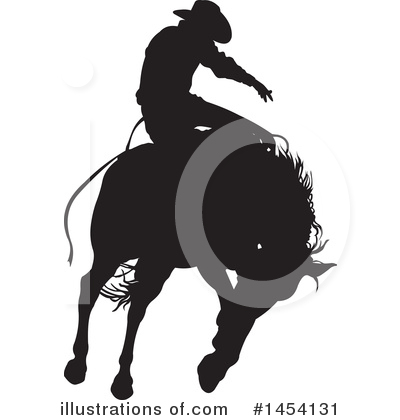 Royalty-Free (RF) Cowboy Clipart Illustration by Pushkin - Stock Sample #1454131