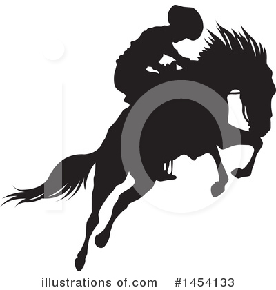 Royalty-Free (RF) Cowboy Clipart Illustration by Pushkin - Stock Sample #1454133