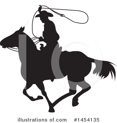 Royalty-Free (RF) Cowboy Clipart Illustration by Pushkin - Stock Sample #1454135