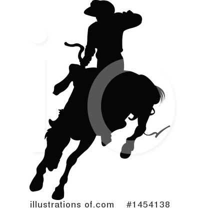 Royalty-Free (RF) Cowboy Clipart Illustration by Pushkin - Stock Sample #1454138